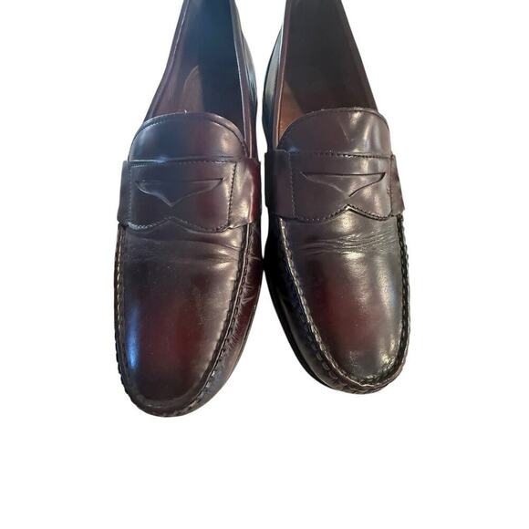 Allen Edmonds Men’s Dark Burgundy Leather Penny Loafers Size 11.5 D + Shoe Trees main image 10